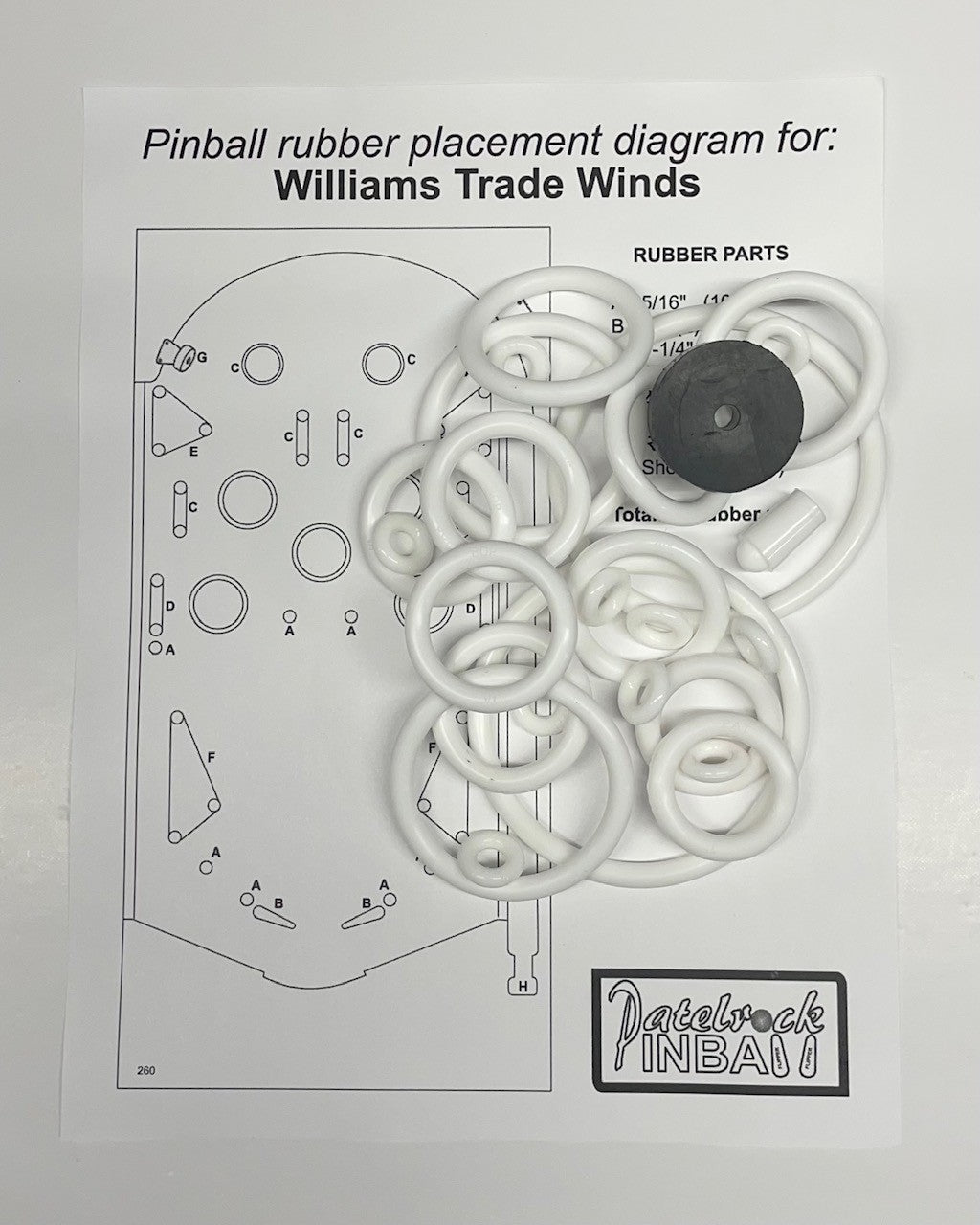 Williams Trade Winds Pinball Machine Maintenance Kit