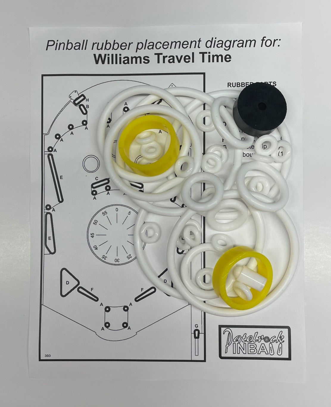 Williams Travel Time Pinball Machine Maintenance Kit