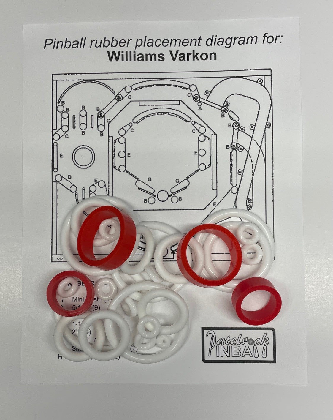 Williams Varkon Pinball Machine Maintenance Tune Up Kit