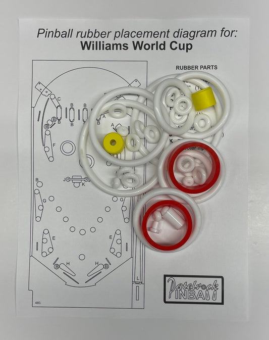 Williams World Cup Pinball Machine Maintenance Kit