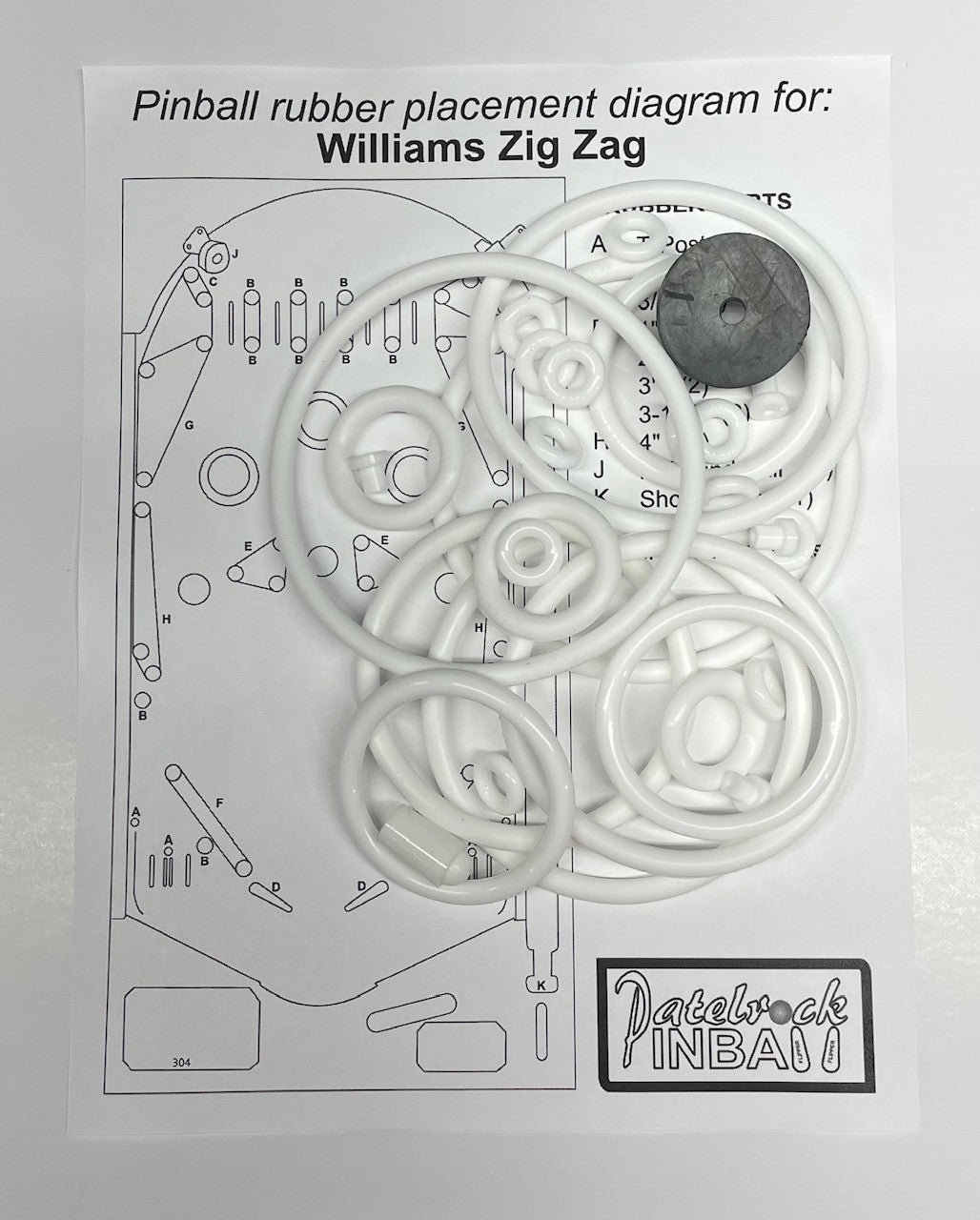 Williams Zig Zag Pinball Machine Maintenance Kit
