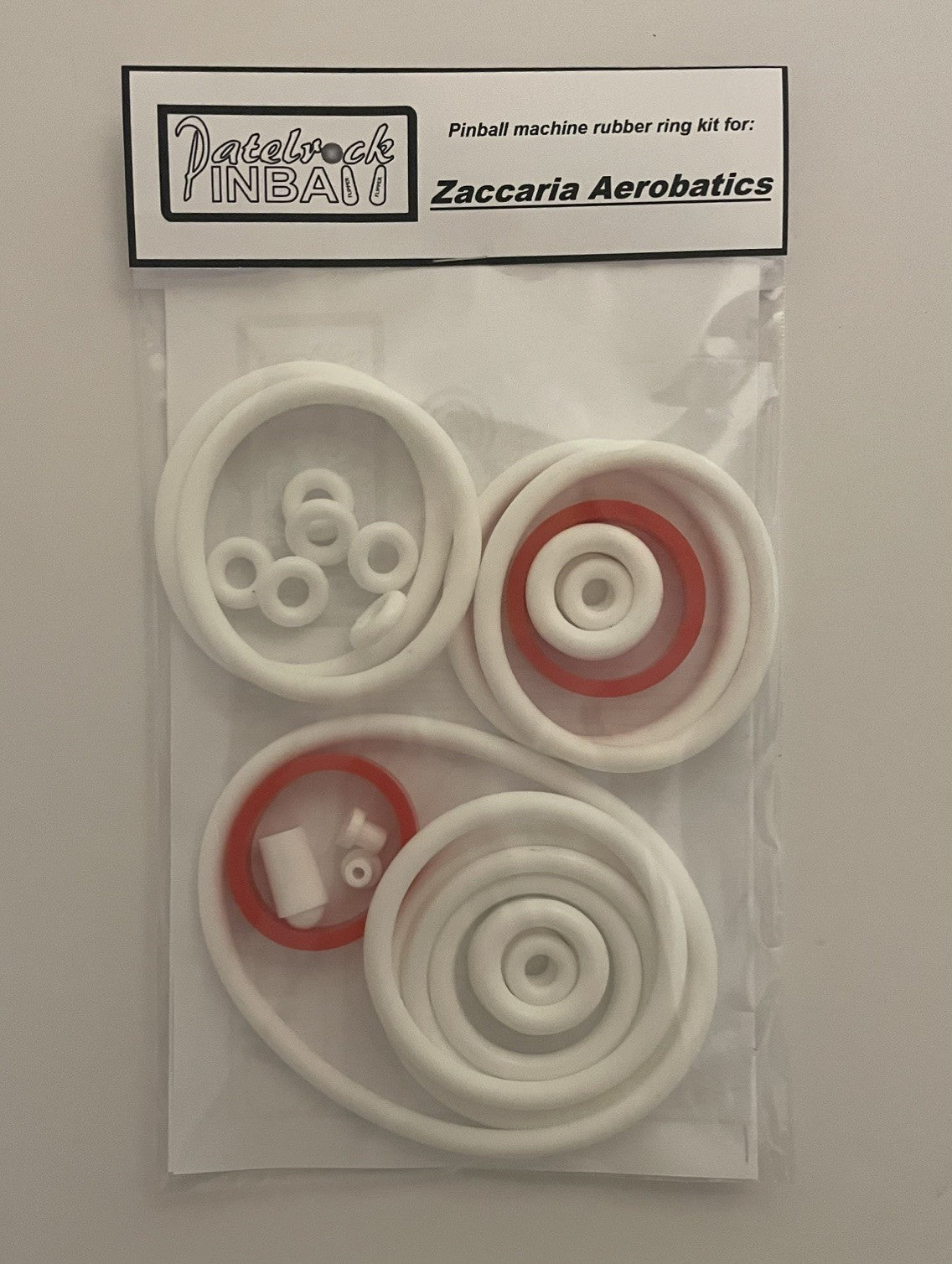 Zaccaria Aerobatics Pinball Machine Rubber Ring Kit