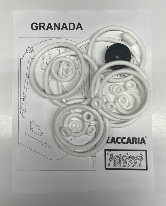 Zaccaria Granada Pinball Machine Rubber Ring Kit