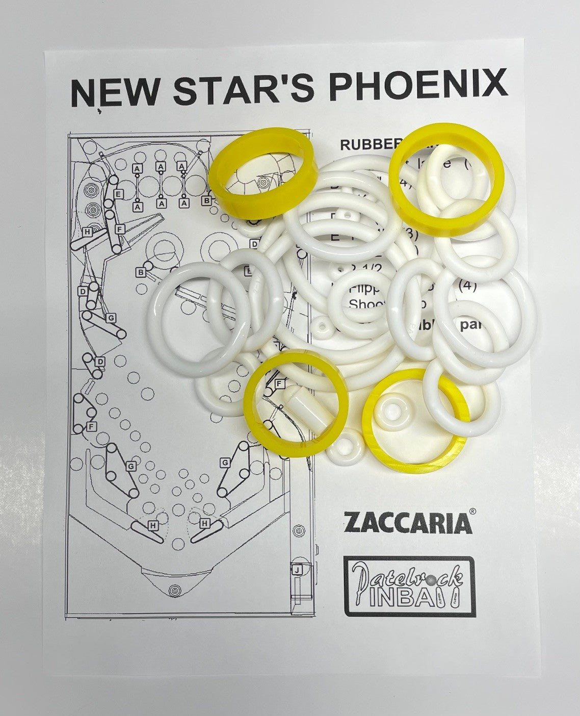 Zaccaria New Star Phoenix Pinball Machine Maintenance Kit