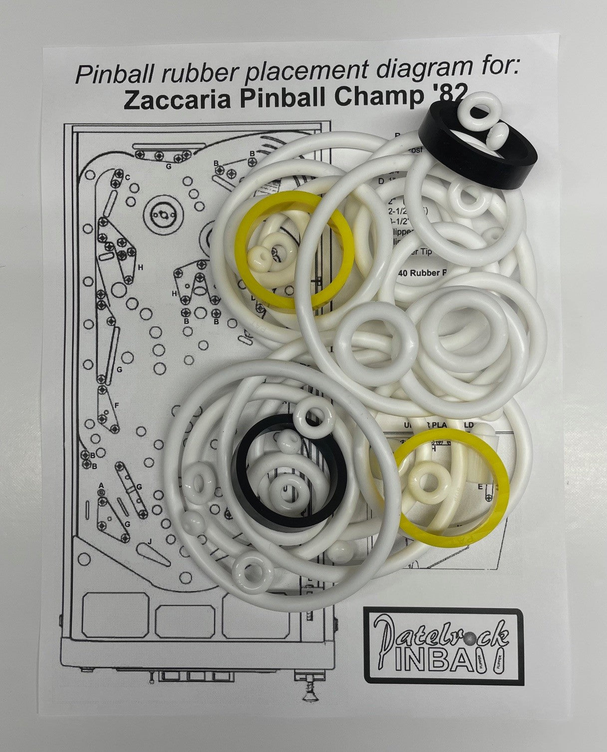 Zaccaria Pinball Champ '82 Pinball Machine Maintenance Kit