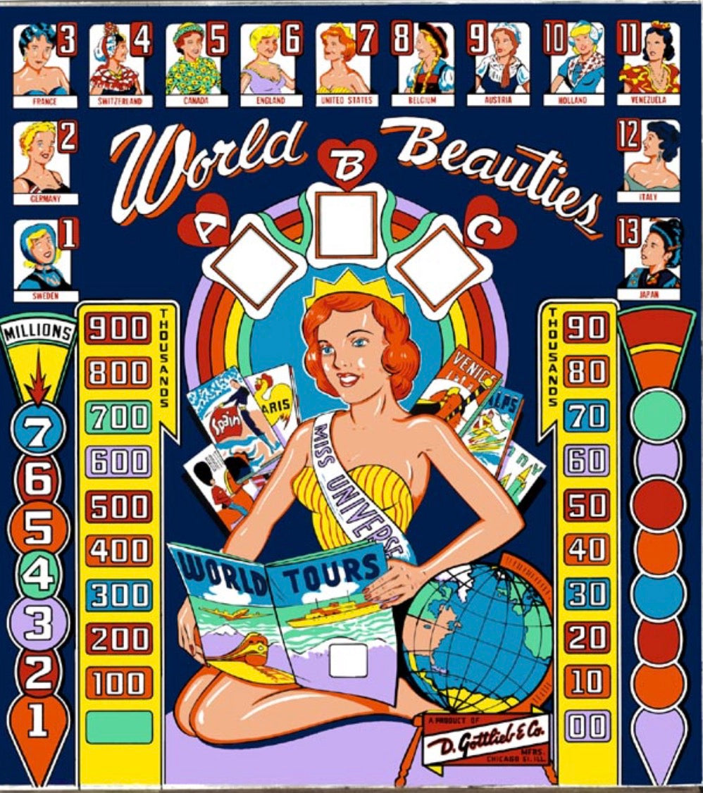 World Beauties | Gottlieb