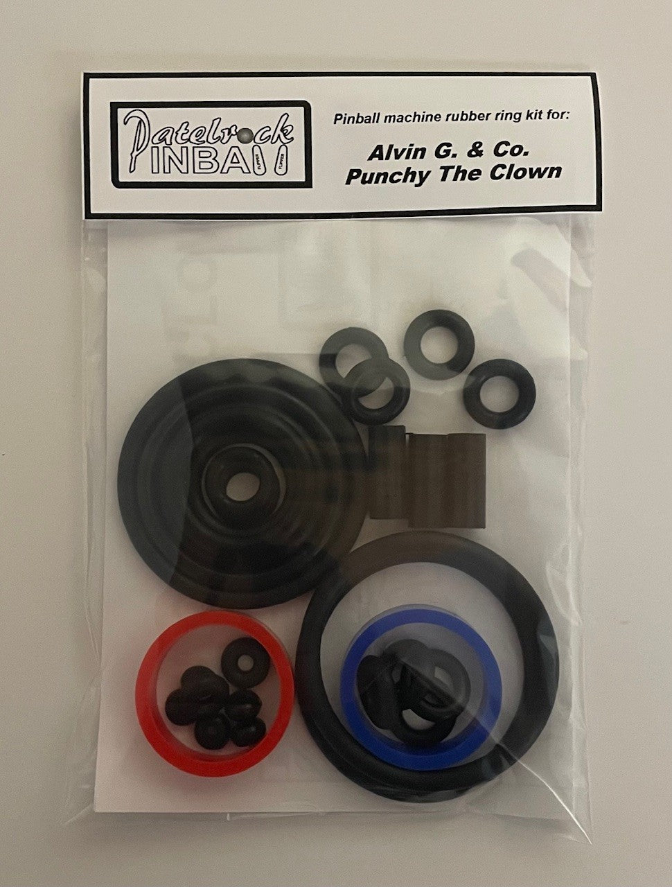 Alvin G.&CO. Punchy The Clown Pinball Machine Rubber Ring Kit