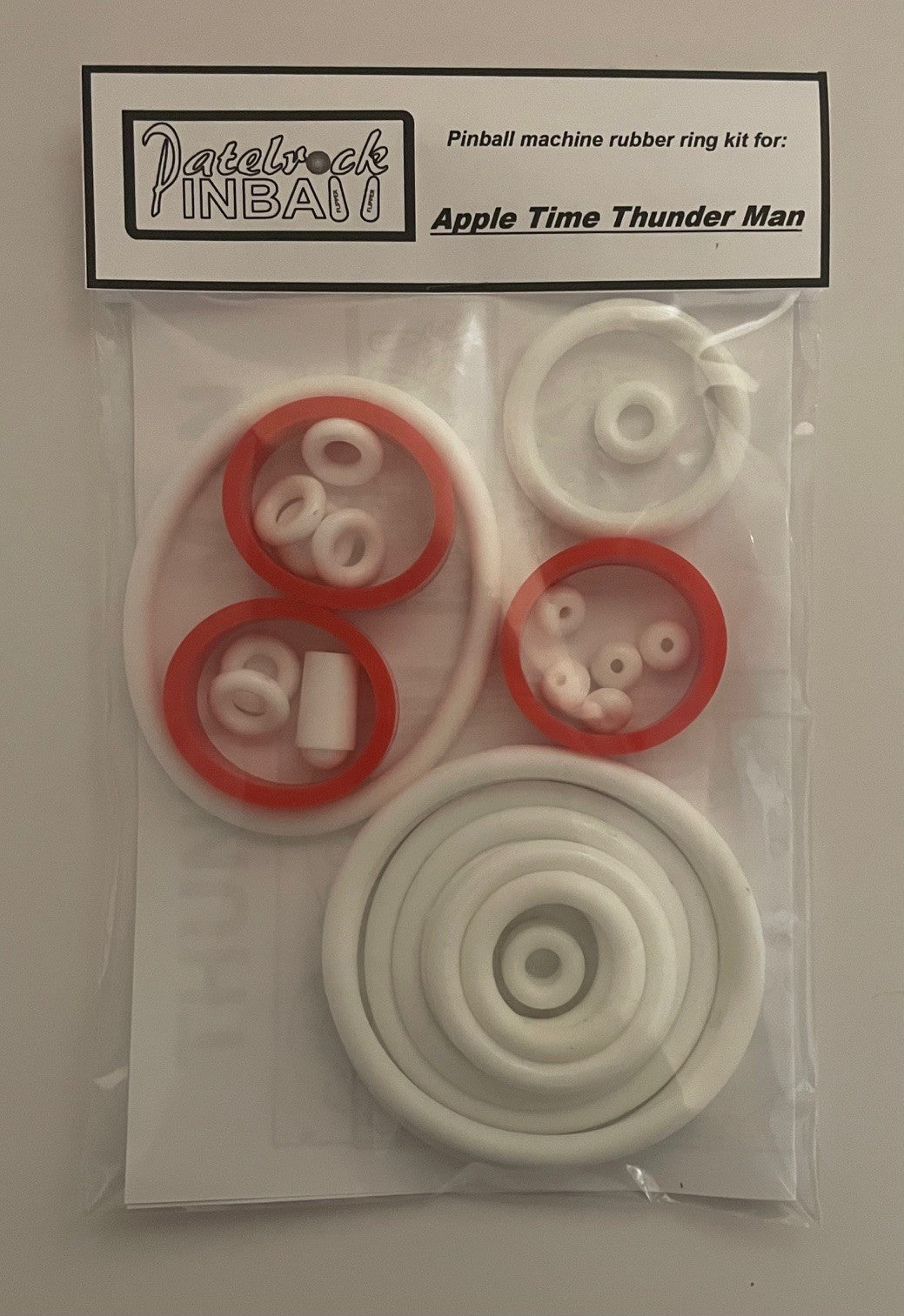 Apple Time Thunder Man Pinball Machine Rubber Ring Kit