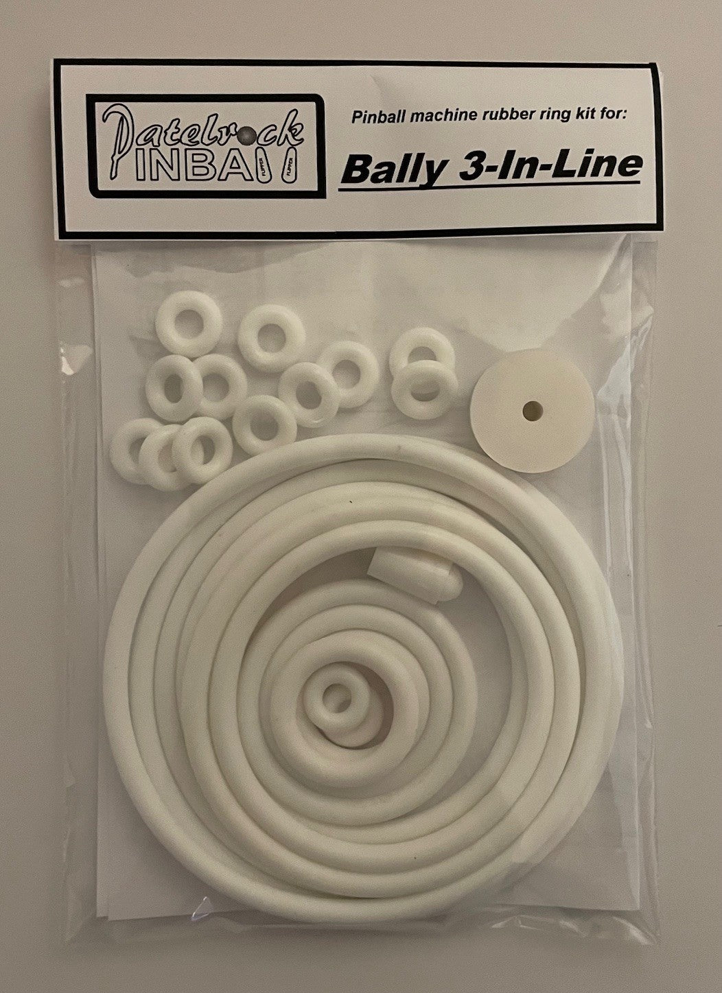 Bally 3-In-Line Pinball Machine Rubber Ring Kit