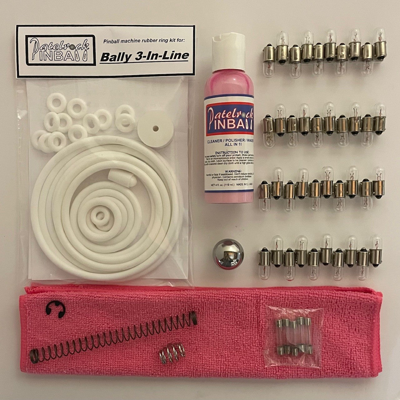 Bally 3-In-Line Pinball Machine Maintenance Kit