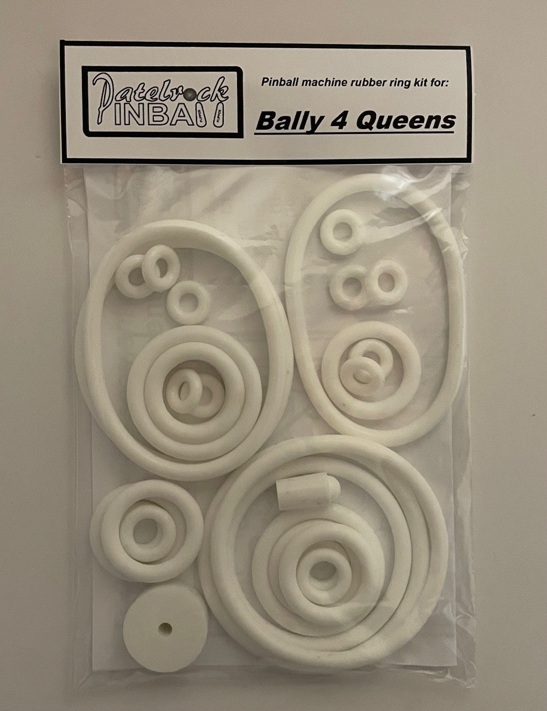 Bally 4 Queens Pinball Machine Rubber Ring Kit