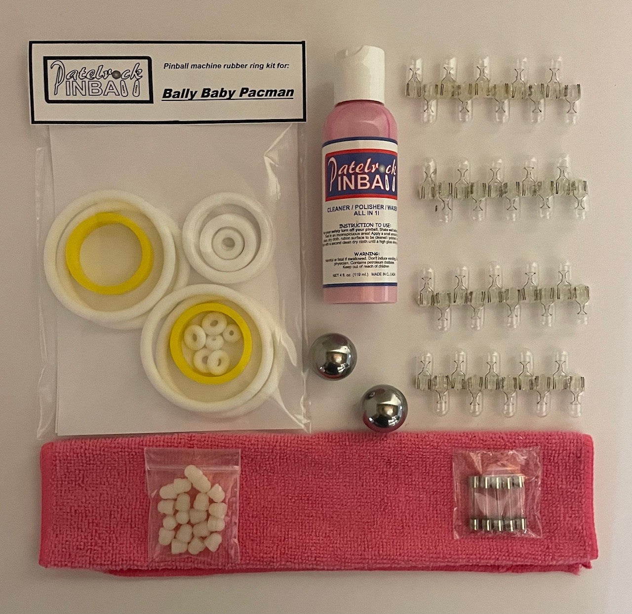 Bally Baby Pac-Man Pinball Machine Maintenance Kit