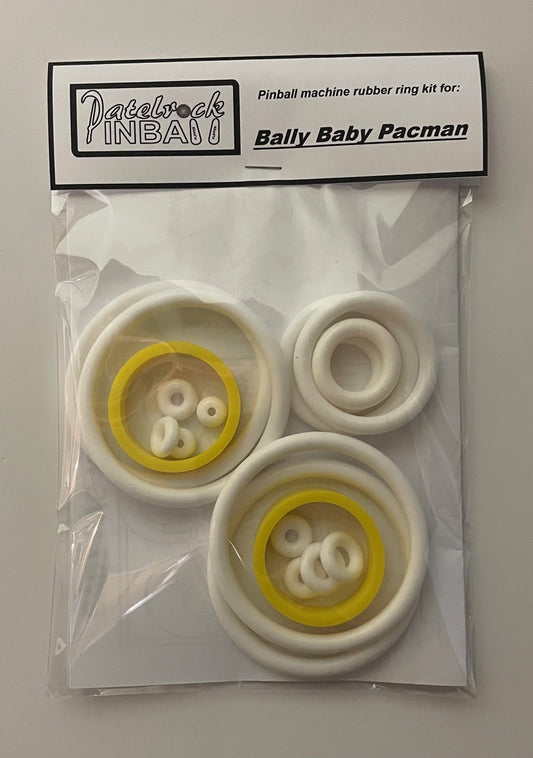 Bally Baby Pac Man Pinball Machine Rubber Ring Kit