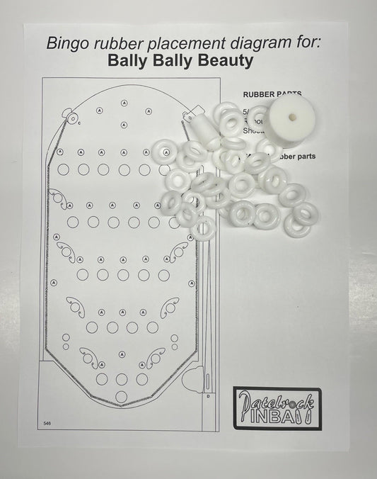 Bally Bally Beauty Bingo Machine Rubber Ring Kit