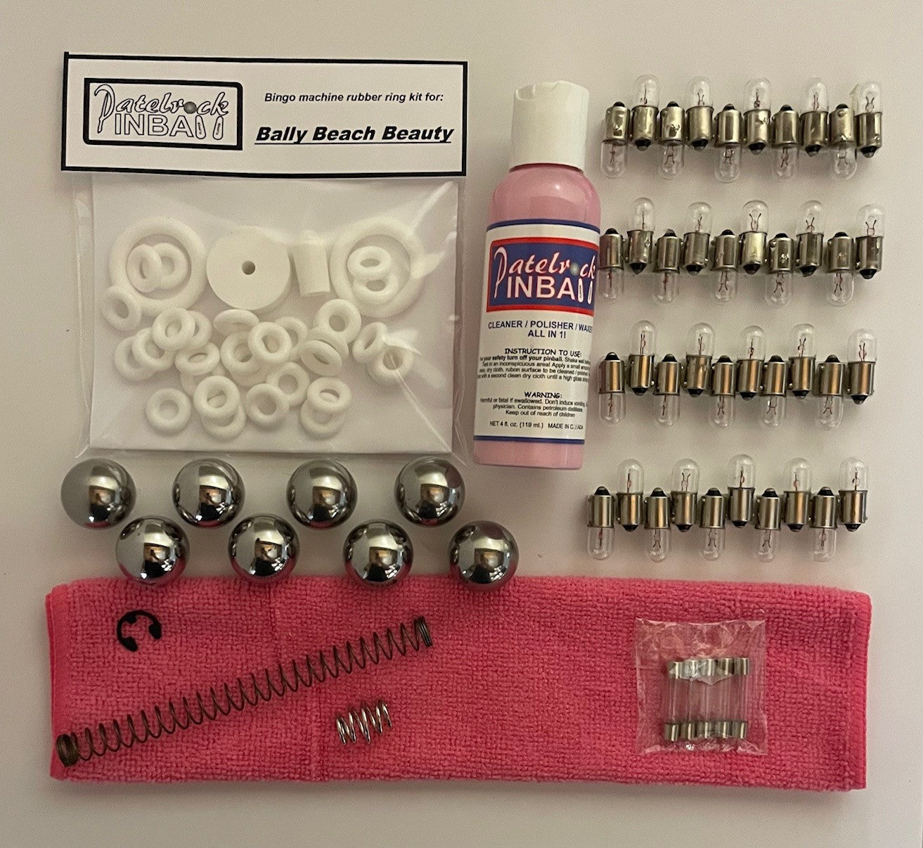 Bally Beach Beauty Bingo Machine Maintenance Kit