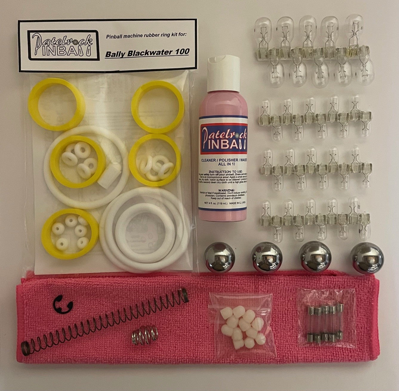 Bally Blackwater 100 Pinball Machine Maintenance Kit