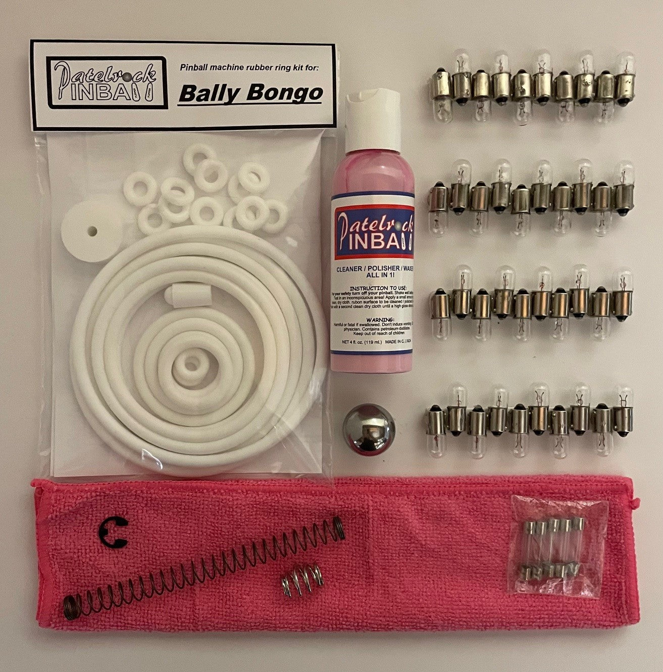 Bally Bongo Pinball Machine Maintenance Kit