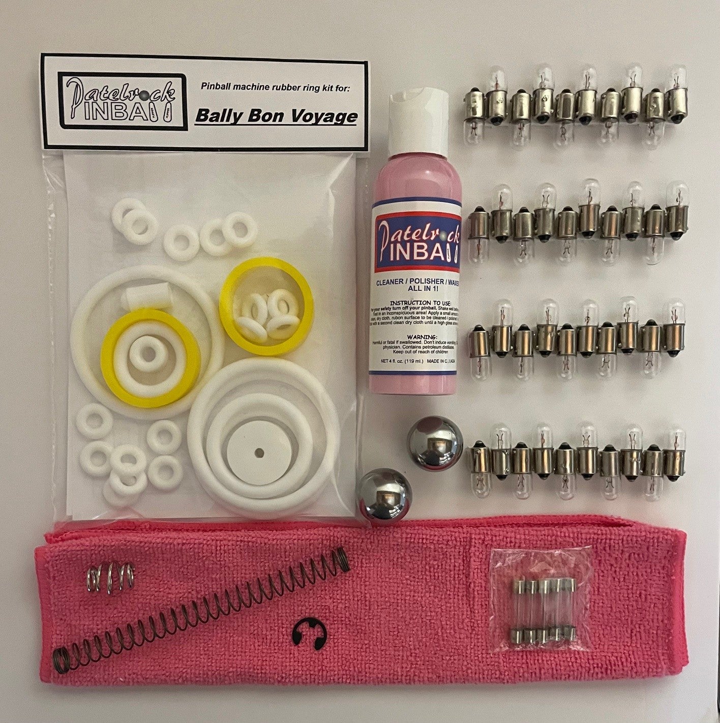 Bally Bon Voyage Pinball Machine Maintenance Kit