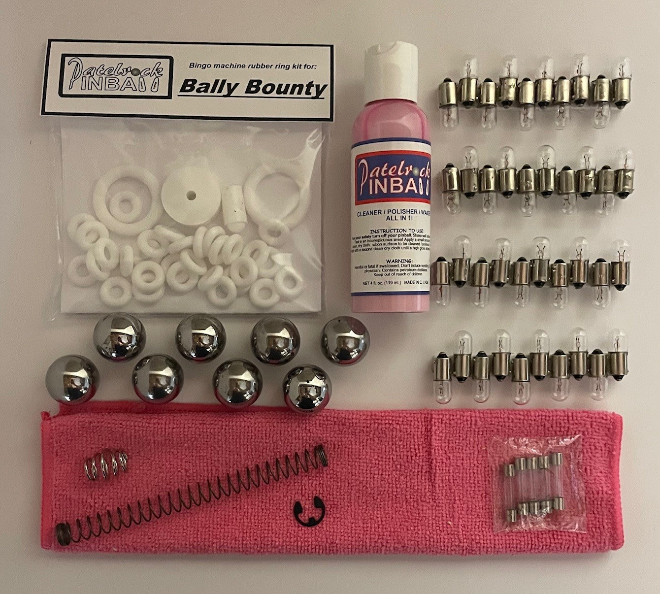 Bally Bounty Bingo Machine Maintenance Kit