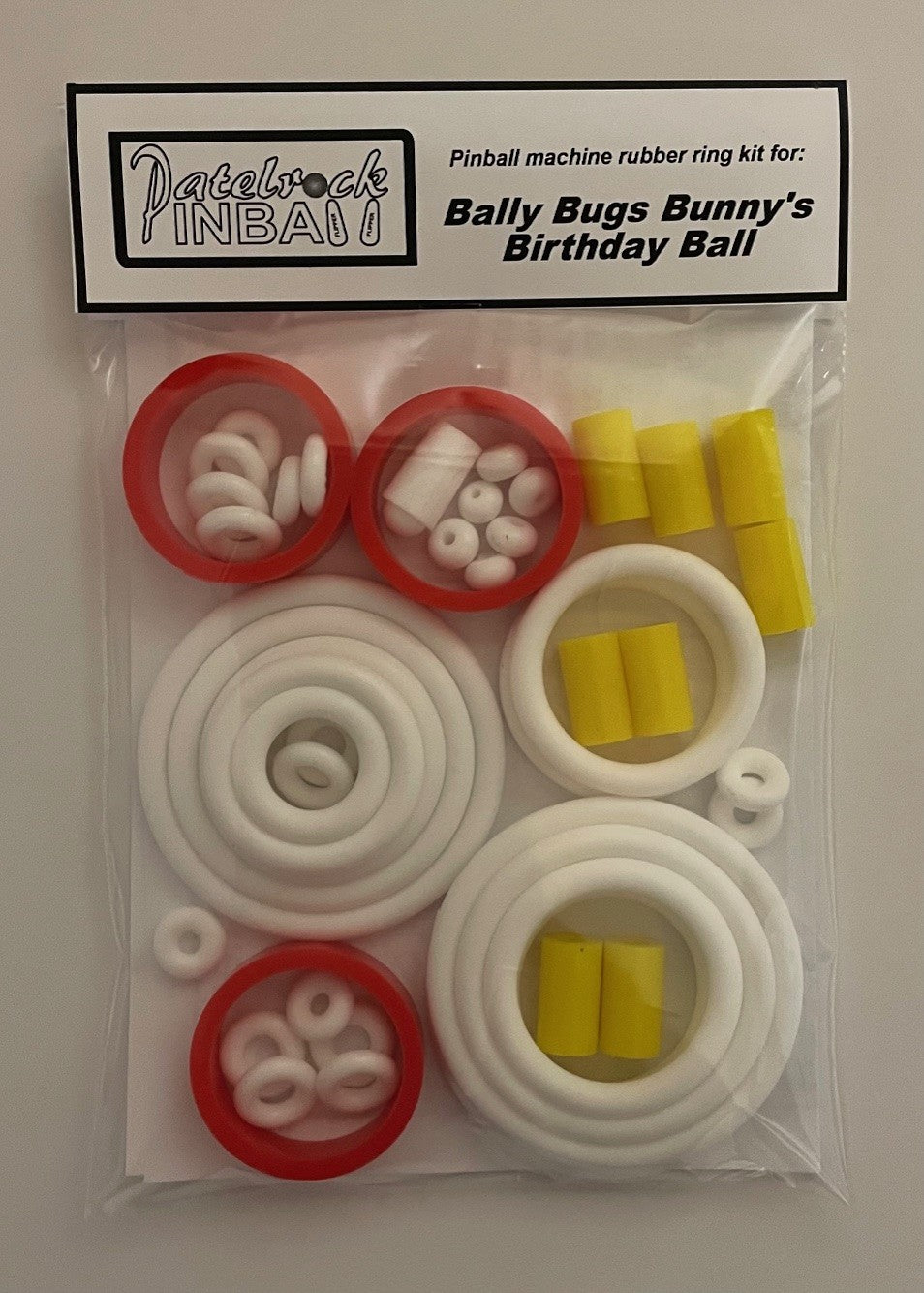 Bally Bugs Bunny's Birthday Ball Pinball Machine Rubber Ring Kit