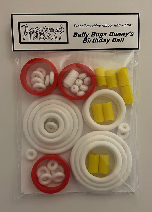 Bally Bugs Bunny's Birthday Ball Pinball Machine Rubber Ring Kit