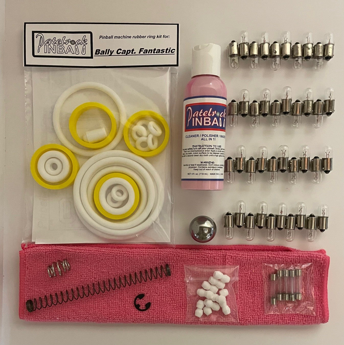 Bally Capt. Fantastic Pinball Machine Maintenance Kit