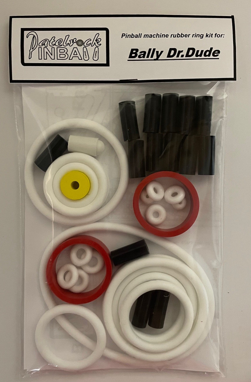 Bally Dr Dude and His Excellent Ray Pinball Machine Rubber Ring Kit