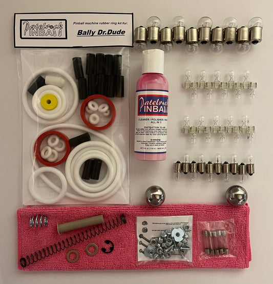 Bally Dr Dude and His Excellent Ray Pinball Machine Maintenance Kit
