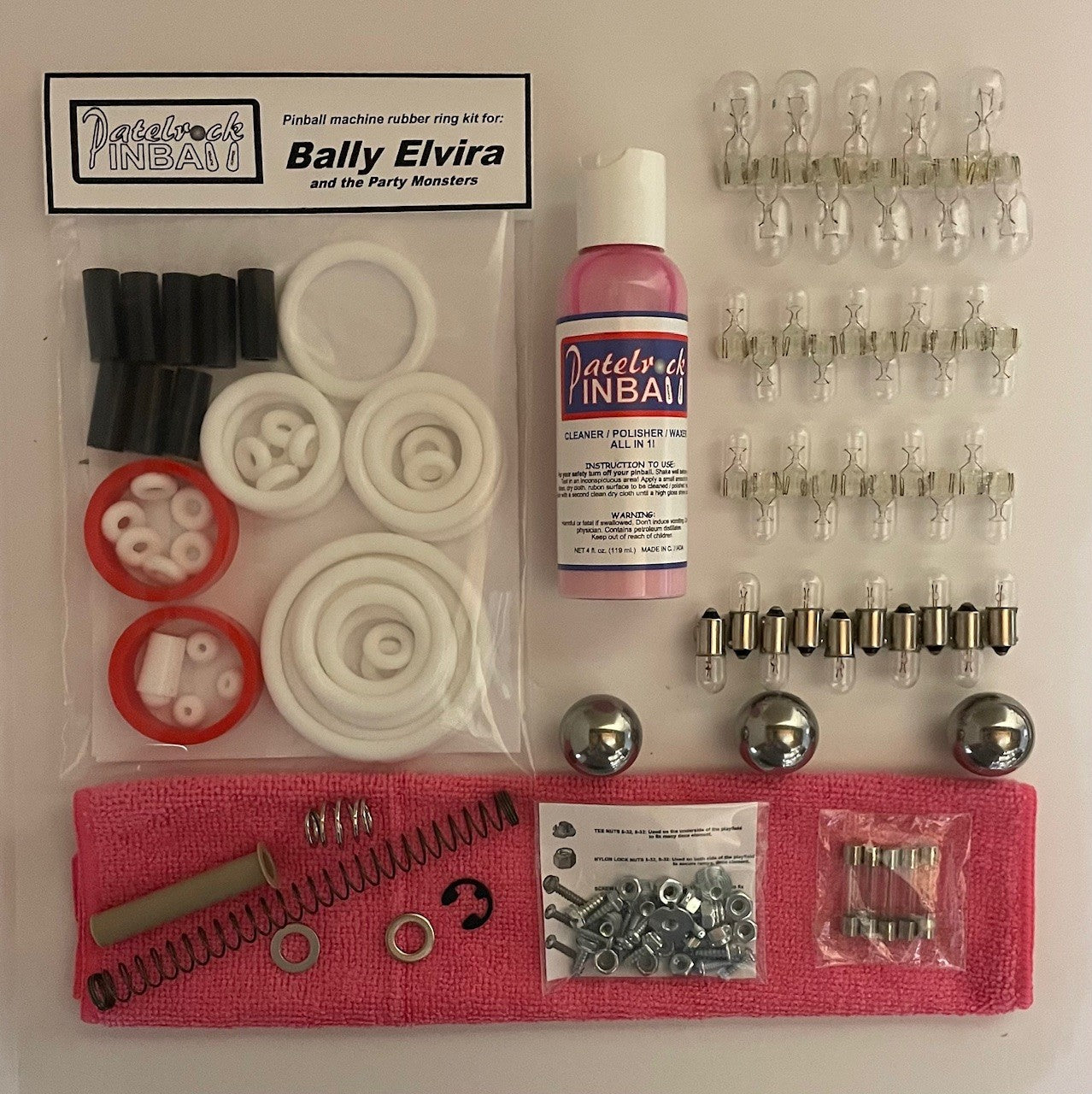 Bally Elvira and the Party Monsters Pinball Machine Maintenance Kit