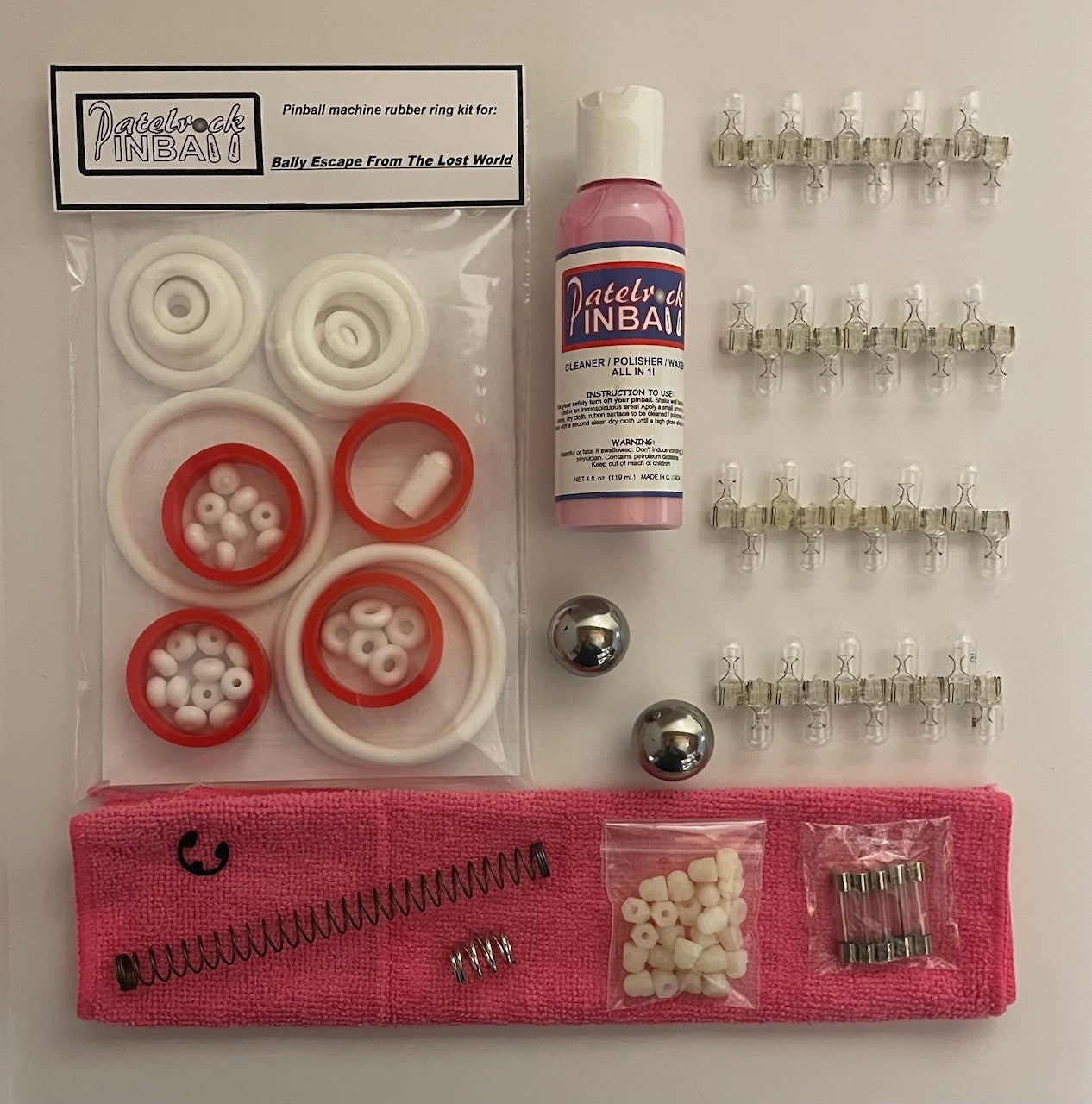 Bally Escape from the Lost World Pinball Machine Maintenance Kit