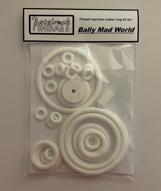Bally Mad World Pinball Machine Rubber Ring Kit