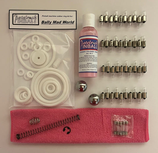 Bally Mad World Pinball Machine Maintenance Kit