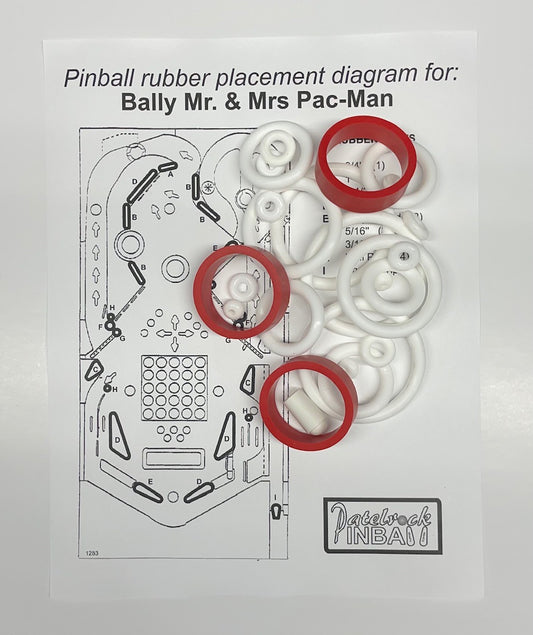 Bally Mr. & Mrs. Pac-Man Pinball Machine Maintenance Kit