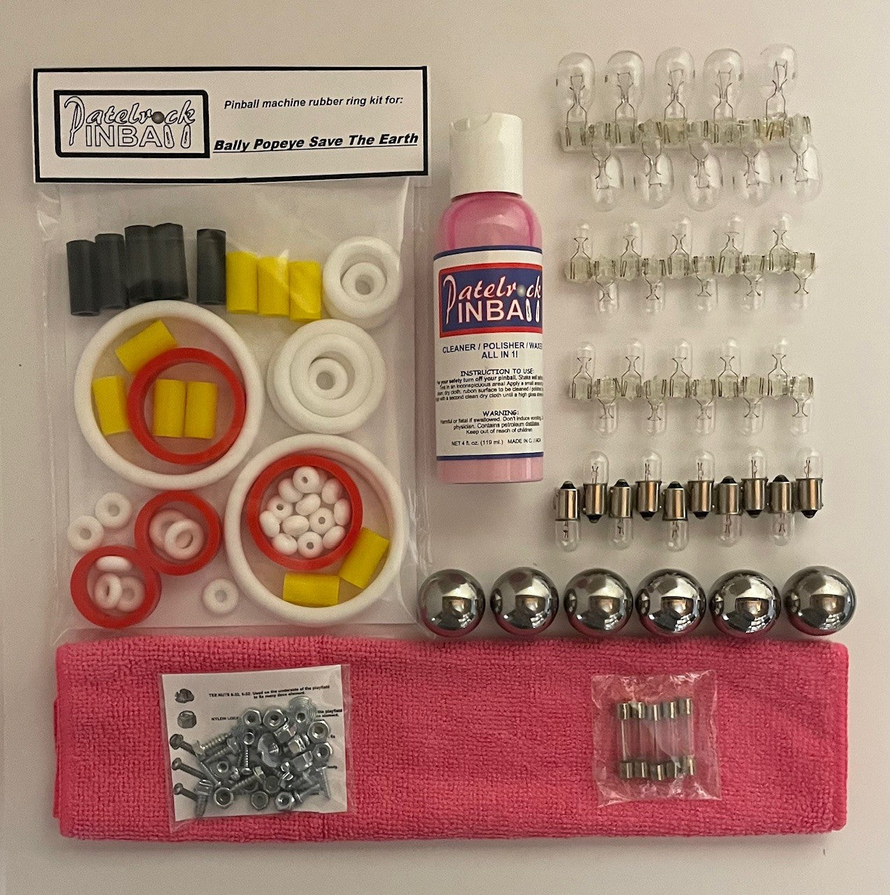 Bally Popeye Saves The Earth Pinball Machine Maintenance Kit