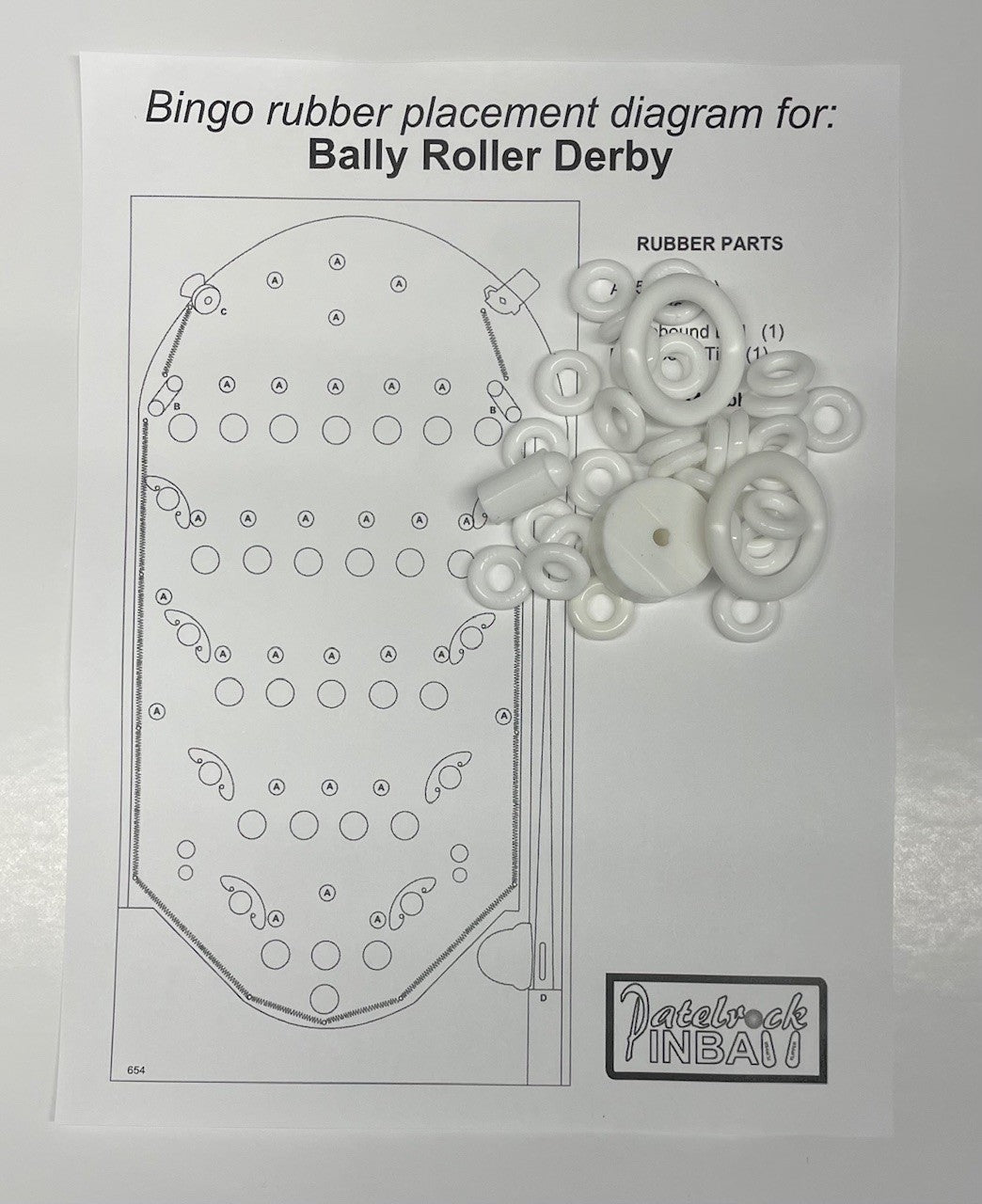 Bally Roller Derby Bingo Machine Maintenance Kit