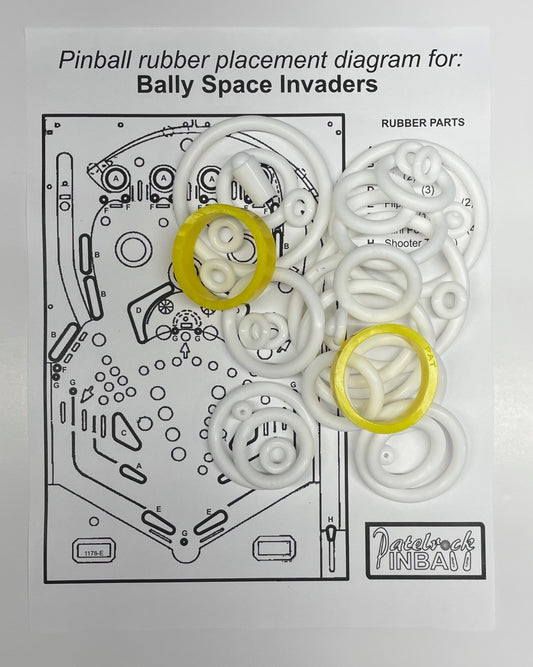 Bally Space Invaders Pinball Machine Maintenance Kit