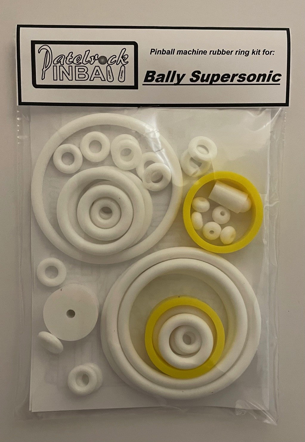 Bally Supersonic Pinball Machine Rubber Ring Kit