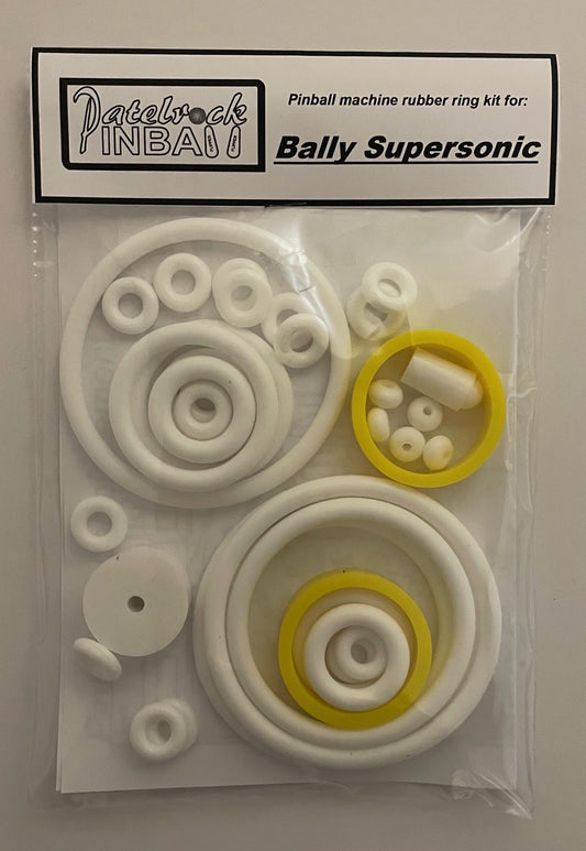 Bally Supersonic Pinball Machine Rubber Ring Kit