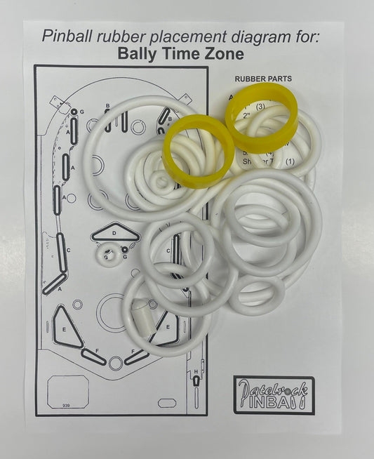 Bally Time Zone Pinball Machine Maintenance Kit