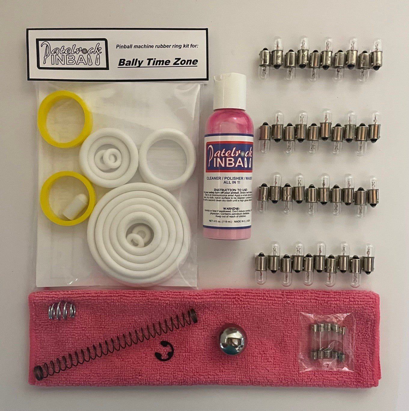 Bally Time Zone Pinball Machine Maintenance Kit