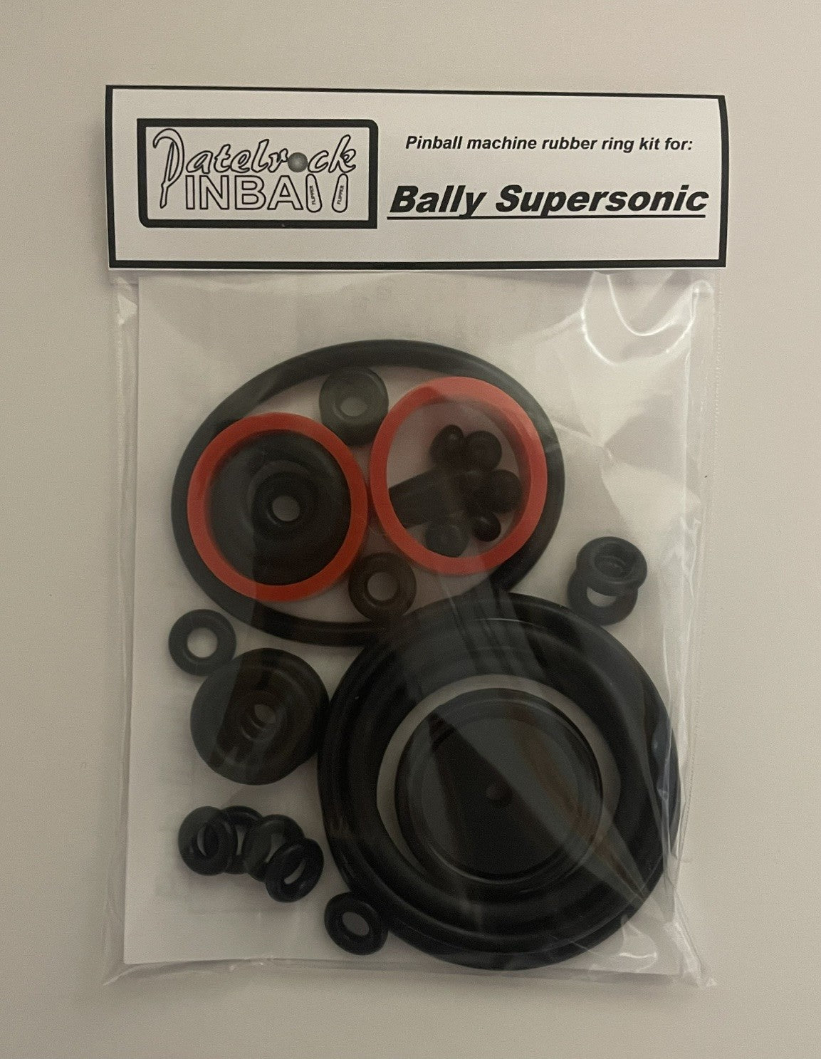 Bally Supersonic Pinball Machine Rubber Ring Kit