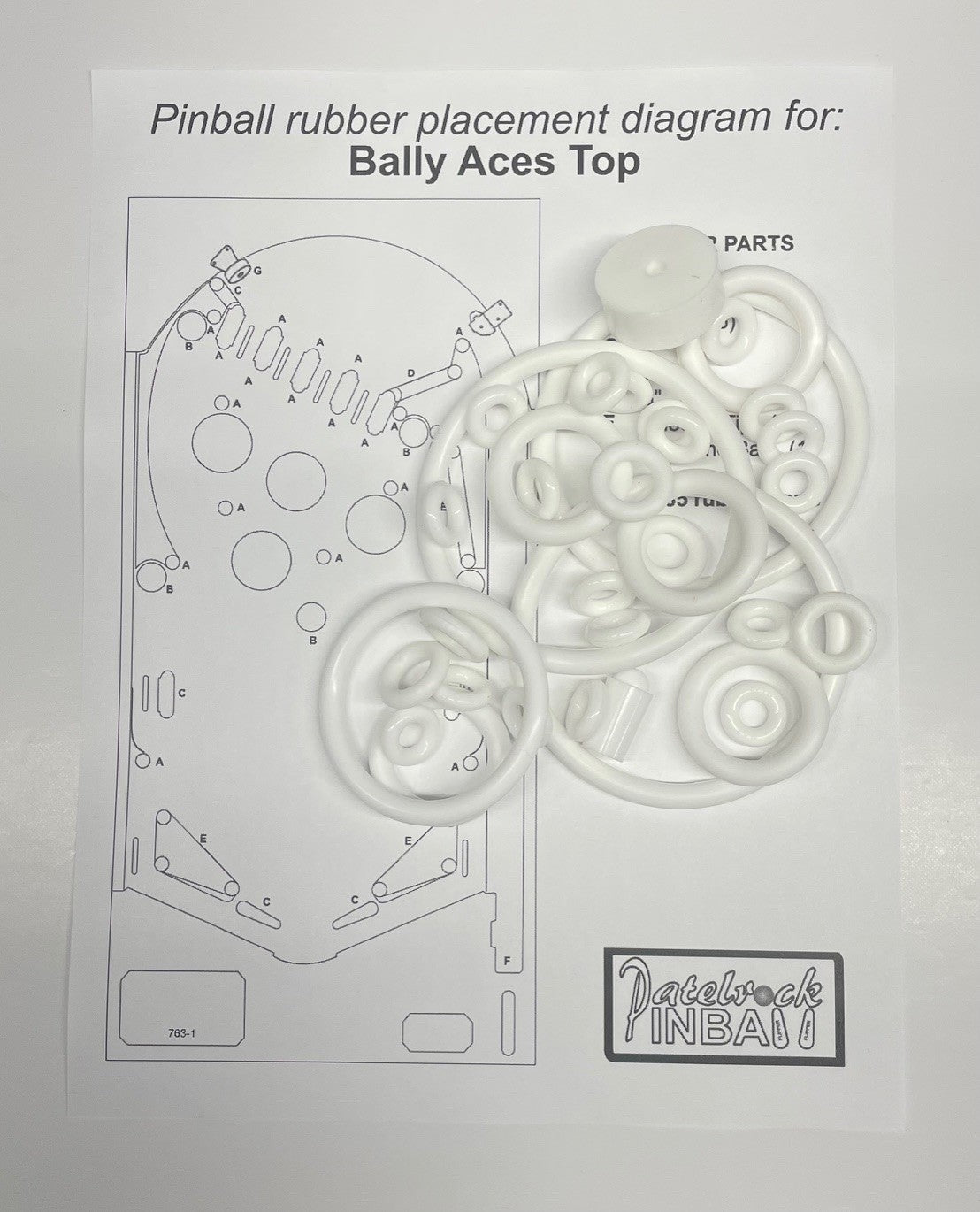 Bally Aces Top Pinball Machine Maintenance Kit