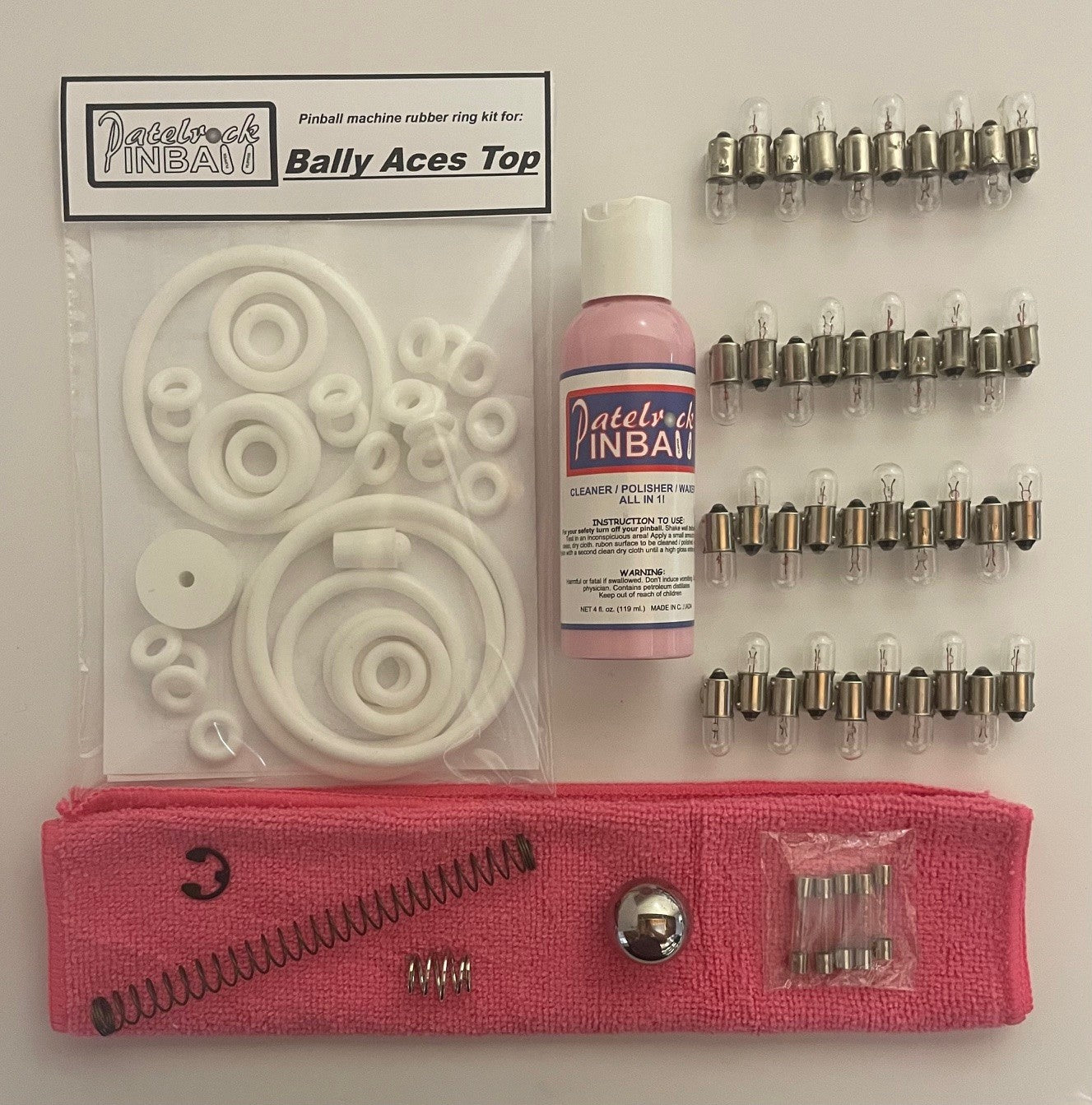 Bally Aces Top Pinball Machine Maintenance Kit