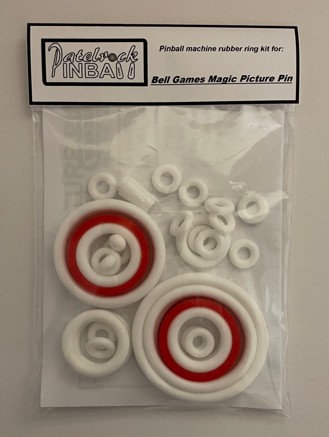 Bell Games Magic Picture Pin Pinball Machine Rubber Ring Kit