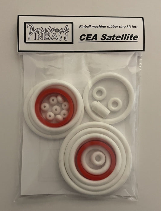 CEA Satellite Pinball Machine Rubber Ring Kit