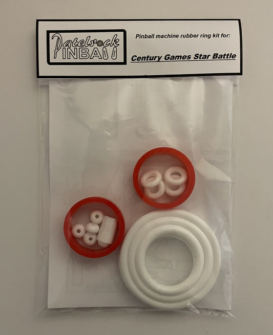 Century Games Limited Star Battle Pinball Machine Rubber Ring Kit