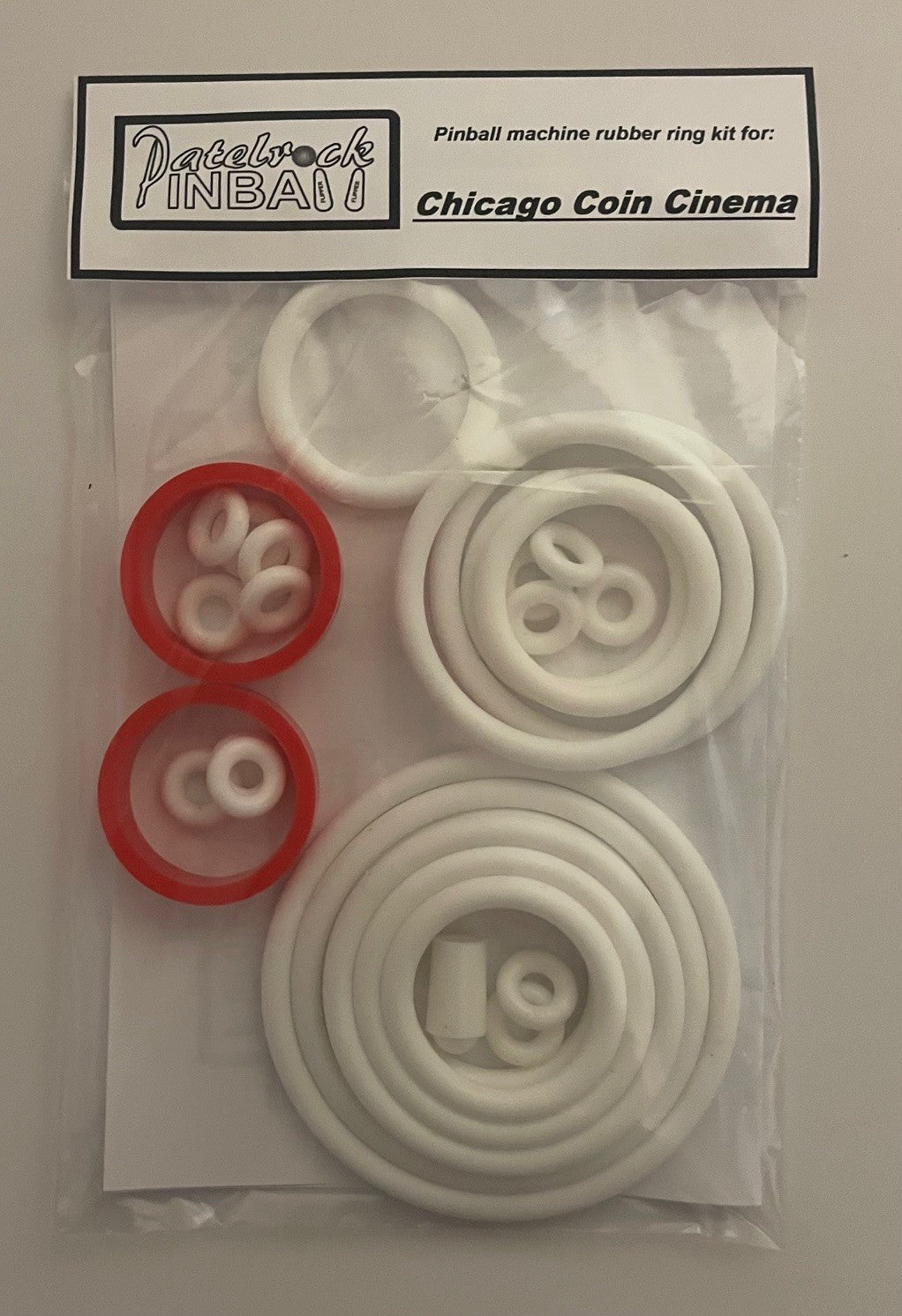 Chicago Coin Cinema Pinball Machine Rubber Ring Kit