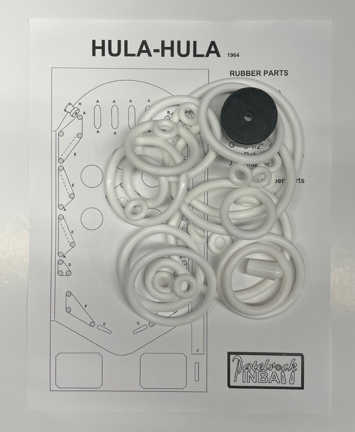 Chicago Coin Hula Hula Pinball Machine Maintenance Kit