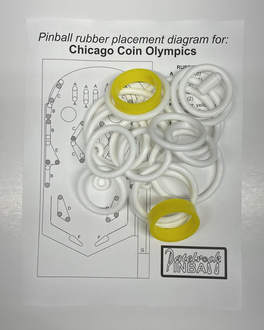 Chicago Coin Olympics Pinball Machine Maintenance Kit