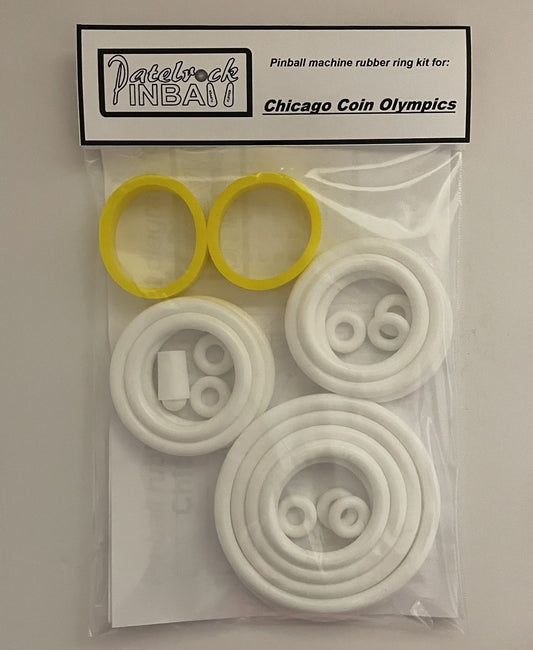Chicago Coin Olympics Pinball Machine Rubber Ring Kit